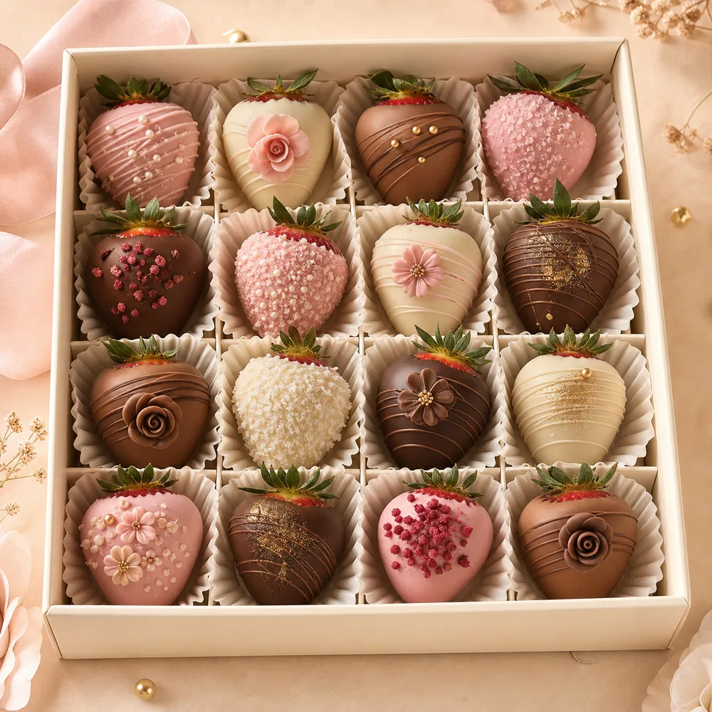 16 Erdbeeren