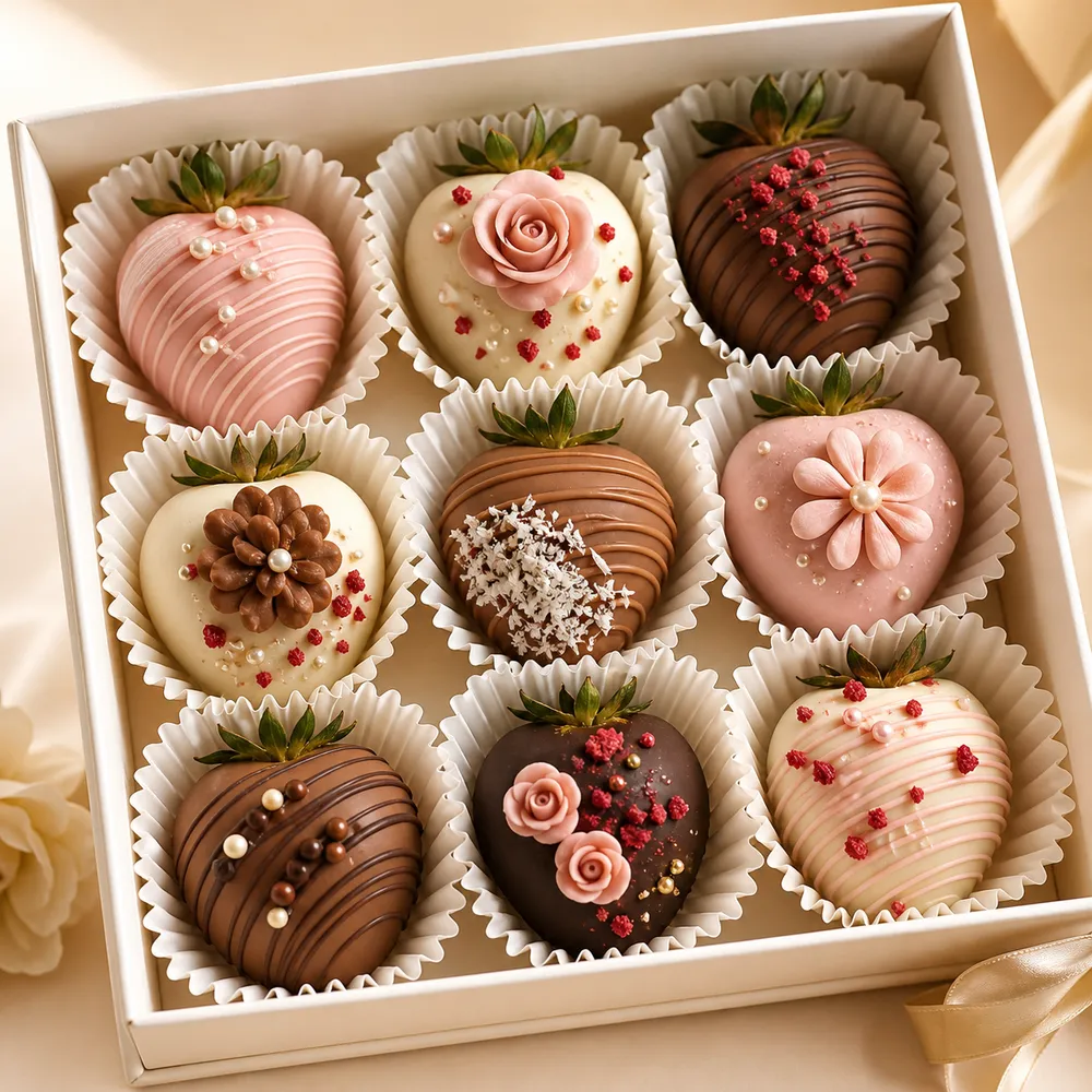 9 Erdbeeren
