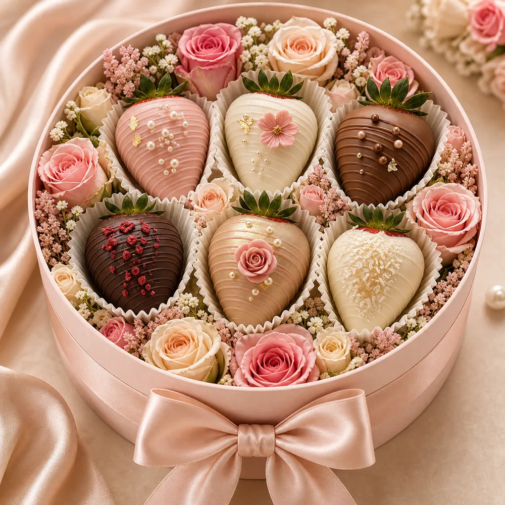 6 Erdbeeren