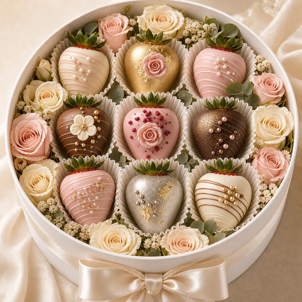 9 Erdbeeren